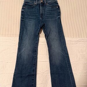 Express Dark Blue Flare Jeans